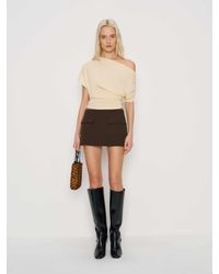 Reformation - Calloway Low Rise Skort 0 - Lyst