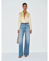 Reformation - Cary High Rise Slouchy Wide Leg Jeans Denim - Lyst