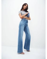 Reformation - Bex Super Stretch High Rise Wide Leg Jeans Cotton - Lyst