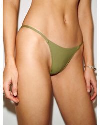 Reformation - Evie Bikini Bottom Bean - Lyst