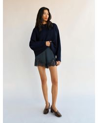Reformation - Cove Cashmere Oversized Crew Sweater - Lyst