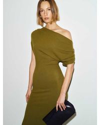 Reformation Milo Knit Dress in Natural | Lyst UK Reformation Milo Knit Dress in Natural | Lyst UK