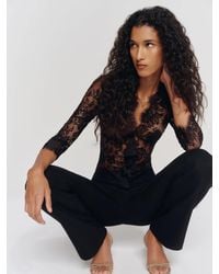 Reformation - Acacia Top Lace 0 - Lyst