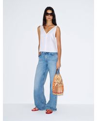 Reformation - Annika Linen Top - Lyst