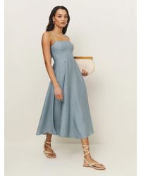 Reformation - Monette Linen Dress - Lyst