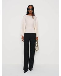 Reformation - Avery Long Sleeve Knit Top - Lyst