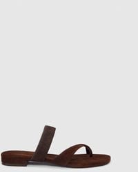 Reformation - Genine Flat Sandal 5 - Lyst