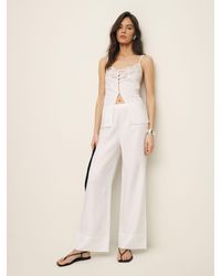 Reformation - Tess Linen Two Piece - Lyst