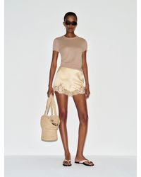 Reformation - Fern Satin Short - Lyst