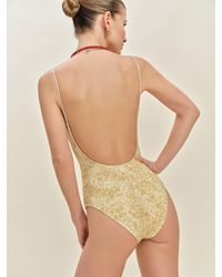Reformation - Palma One Piece Swimsuit - Lyst