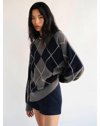 Reformation - Cove Cashmere Oversized Crew - Lyst