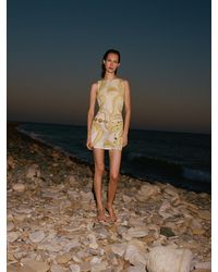 metallic gold knit dress Karl Lagerfeld main image 0