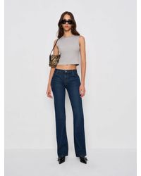 Reformation - Sharon Stretch Mid Rise Bootcut Jeans Denim - Lyst