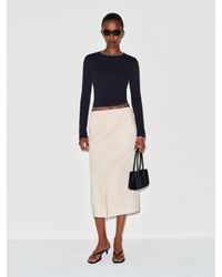 Reformation - Ezra Slim Fit Long Sleeve - Lyst