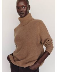 Reformation - Dove Cashmere Oversized Turtleneck - Lyst