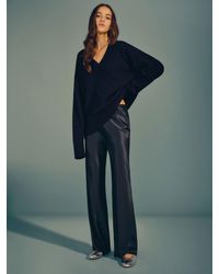 Reformation - Gale Satin Mid Rise Bias Pant - Lyst