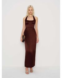 Reformation - Ivan Silk Dress - Lyst