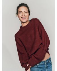 Reformation - Cove Cashmere Oversized Crew Sweater - Lyst