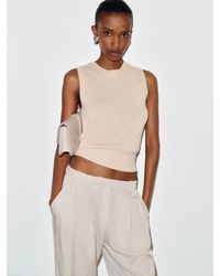 Reformation - Roxana Cashmere Sweater Tank Top - Lyst