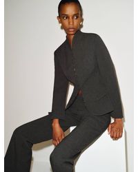 Reformation - Kora Jacket Charcoal - Lyst