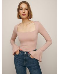 Reformation - Lucca Knit Top - Lyst