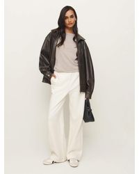 Reformation - Relaxed Wide-Leg Sweatpants - Lyst