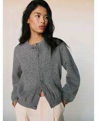 Reformation - Cobel Regenerative Wool Cardigan Mid - Lyst