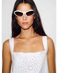 Reformation Poppy Dress in White | Lyst