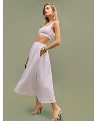 Reformation - Shannon Linen Two Piece - Lyst