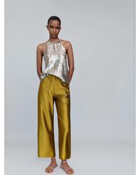 Reformation - Olina Cropped Pant - Lyst