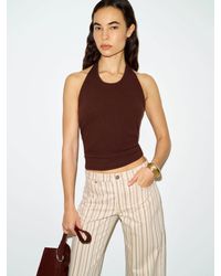 Reformation - Quill Cashmere Halter Tank Top - Lyst