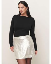 Reformation - Carla Low Waist Skirt Es - Lyst