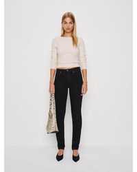 Reformation - Christina Mid Rise Super Stretch Skinny Jeans Denim - Lyst