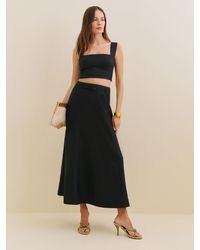 Reformation - Chloe Linen Skirt - Lyst