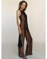 Reformation - Saskia Silk Top 0 - Lyst
