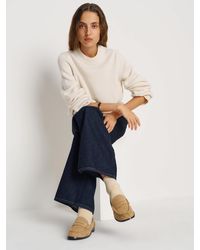 Reformation - Francine Ruched Loafer 6 - Lyst