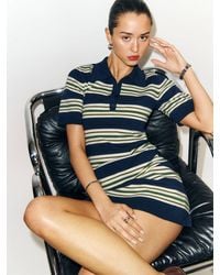 Reformation - Hadley Cotton Polo Sweater Dress - Lyst