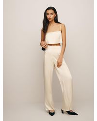 Reformation - Cleo Satin Two Piece - Lyst