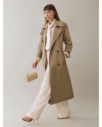 Reformation Matteo Trench in Natural | Lyst