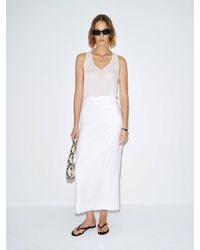Reformation - Lydia Linen Skirt - Lyst