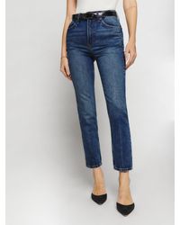 Reformation - Liza Ultra High Rise Straight Jeans - Lyst