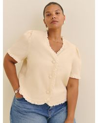 Reformation - Bess Linen Top Es - Lyst
