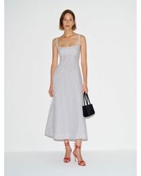 Reformation Sabine Knit Dress in Green | Lyst