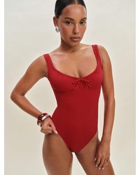 Reformation - Bahia One Piece Swimsuit - Lyst
