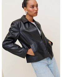 Reformation Veda Celine Jacket in Yellow | Lyst
