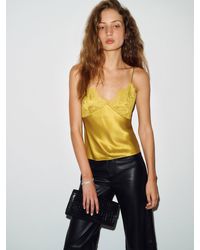 Reformation - Blythe Silk Top - Lyst