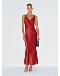Reformation - Allison Silk Dress - Lyst