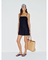 Reformation Aubree Linen Dress in Yellow | Lyst