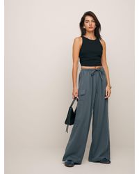 Reformation - Petites Ethan Twill Pant - Lyst