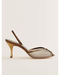 Reformation - Paula Heeled Sandal - Lyst